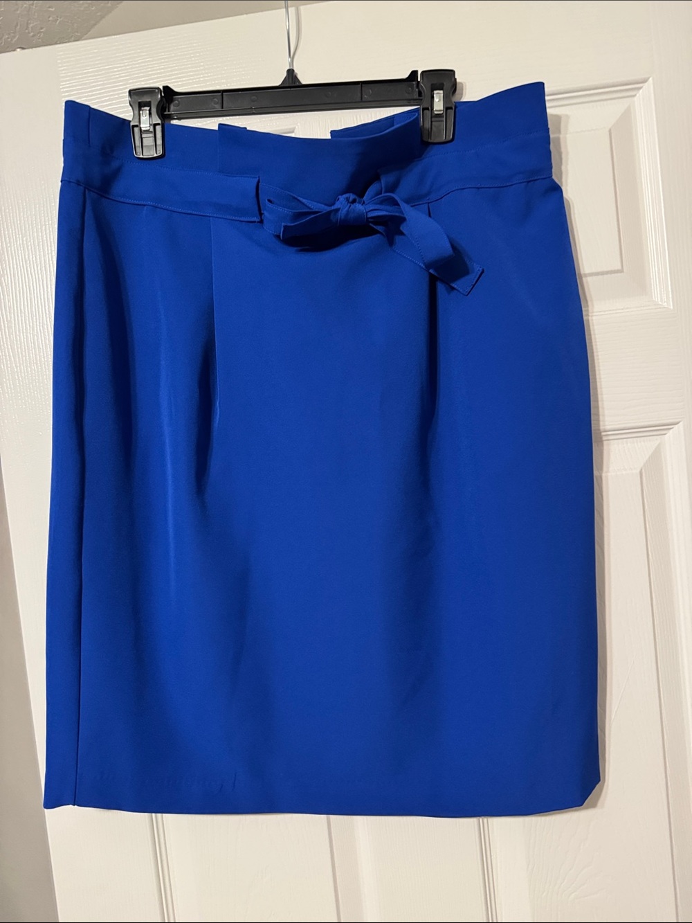 Liz Claiborne Royal Blue Pencil Skirt with Waist Tie